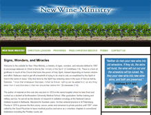 Tablet Screenshot of newwineministry.org
